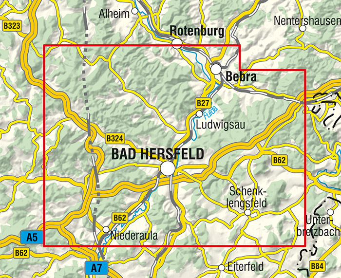 Blattschnitt Bad Hersfeld