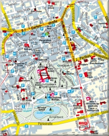Muster Innenstadtplan Gotha