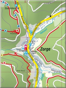 Stadtplan-Zorge