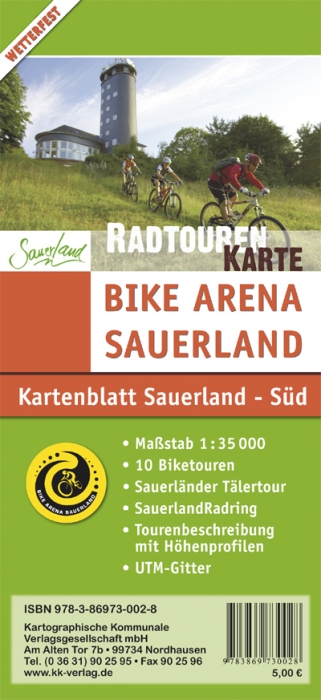 Tite Mountainbikekarte Sauerland - Süd