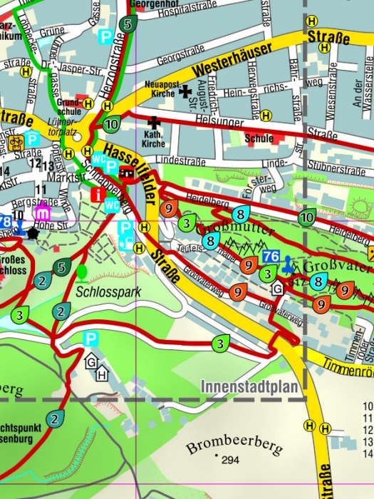 Blankenburg-Stadtplan