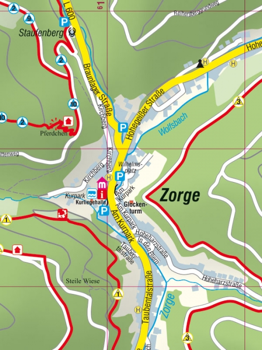 Stadtplan-Zorge