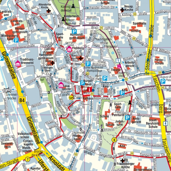 Nordhausen-Stadtplan
