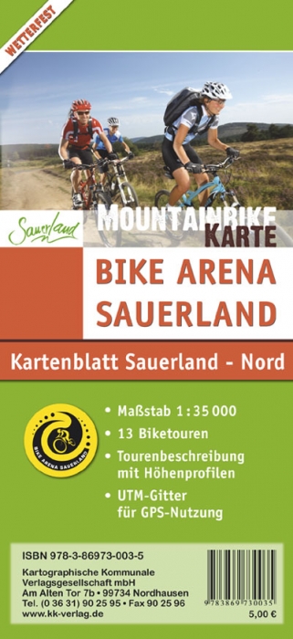 Tite Mountainbikekarte Sauerland - Nord