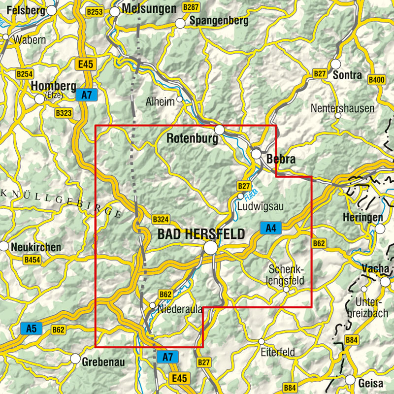 Blattschnitt Bad Hersfeld