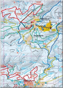Wintersportkarte Harz (Reiß- und wetterfest)