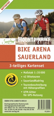 Tite Mountainbike-Kartenset Bike Arena Sauerland
