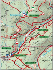 Preview: Wanderkarte-Wernigerode