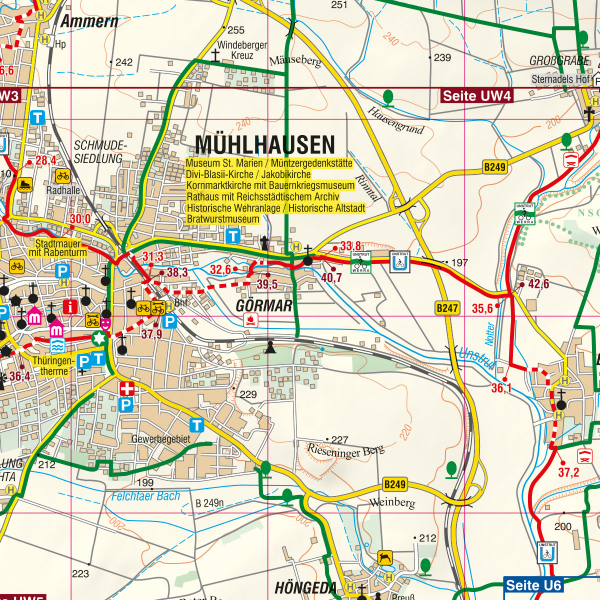 Unstrutradweg bei Mühlhauesen