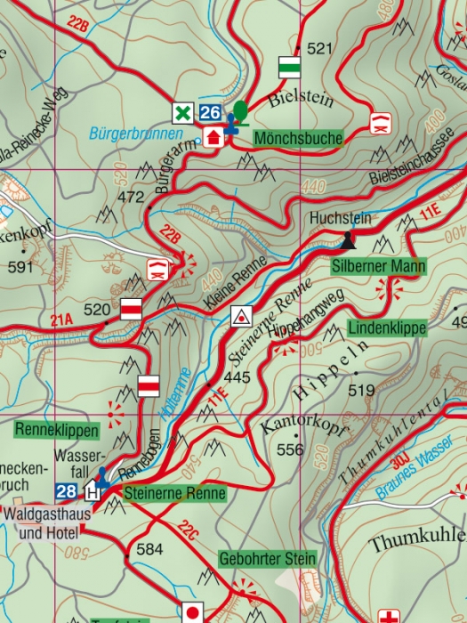 Wanderkarte-Wernigerode