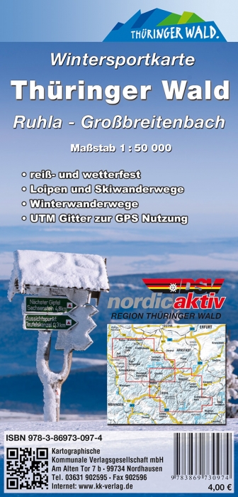 Wintersportkarte - Ruhla-Grossbreitenbach